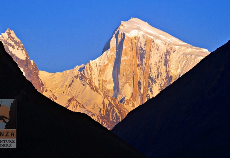 Spantik or Golden Peak face from Hunza